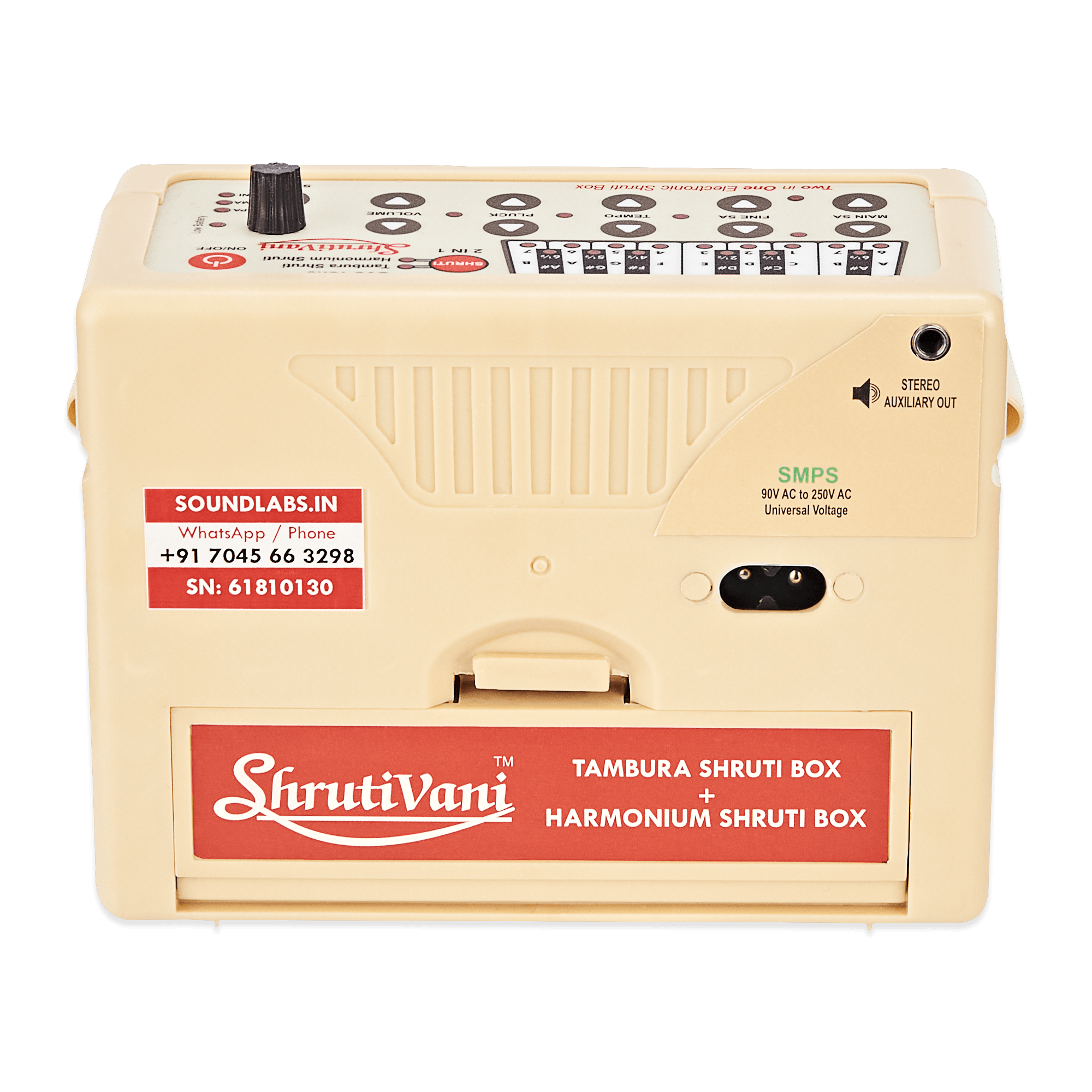Shrutivani|Electronic Tambura plus Harmonium Shruti Box