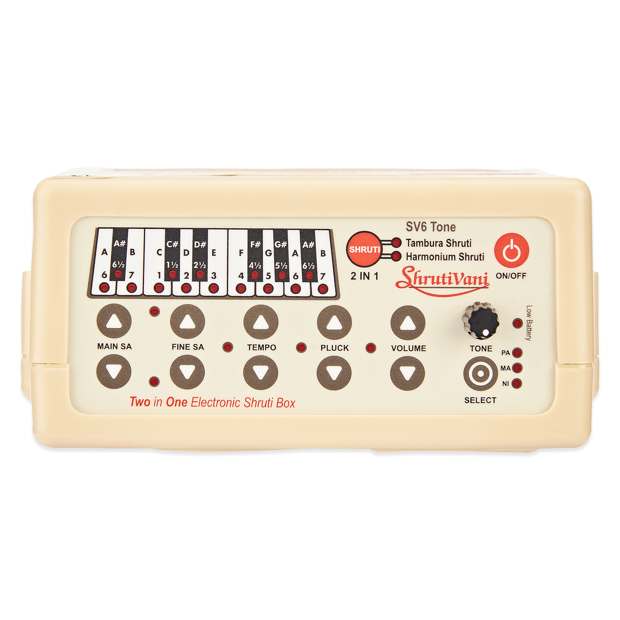 Shrutivani|Electronic Tambura plus Harmonium Shruti Box