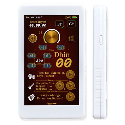 Sangat Gold|Handy Electronic Tabla with Dual Tanpura and Swarmandal