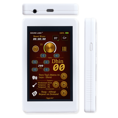 Sangat Gold|Handy Electronic Tabla with Dual Tanpura and Swarmandal
