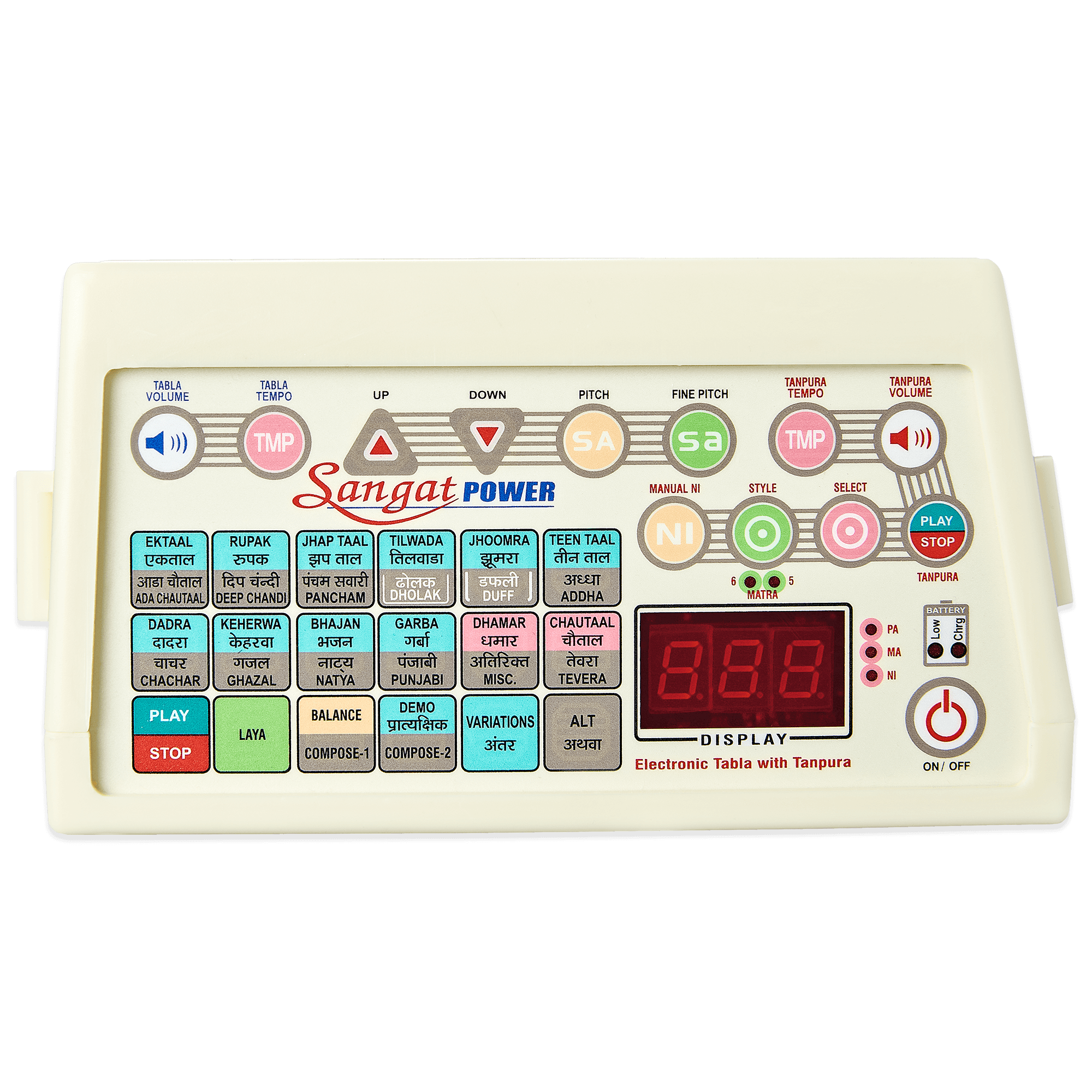 Sangat Power|Electronic Tabla with Tanpura